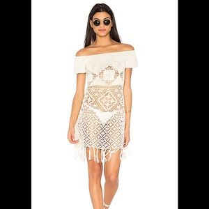 NWT cotton crochet dress/ cover-up